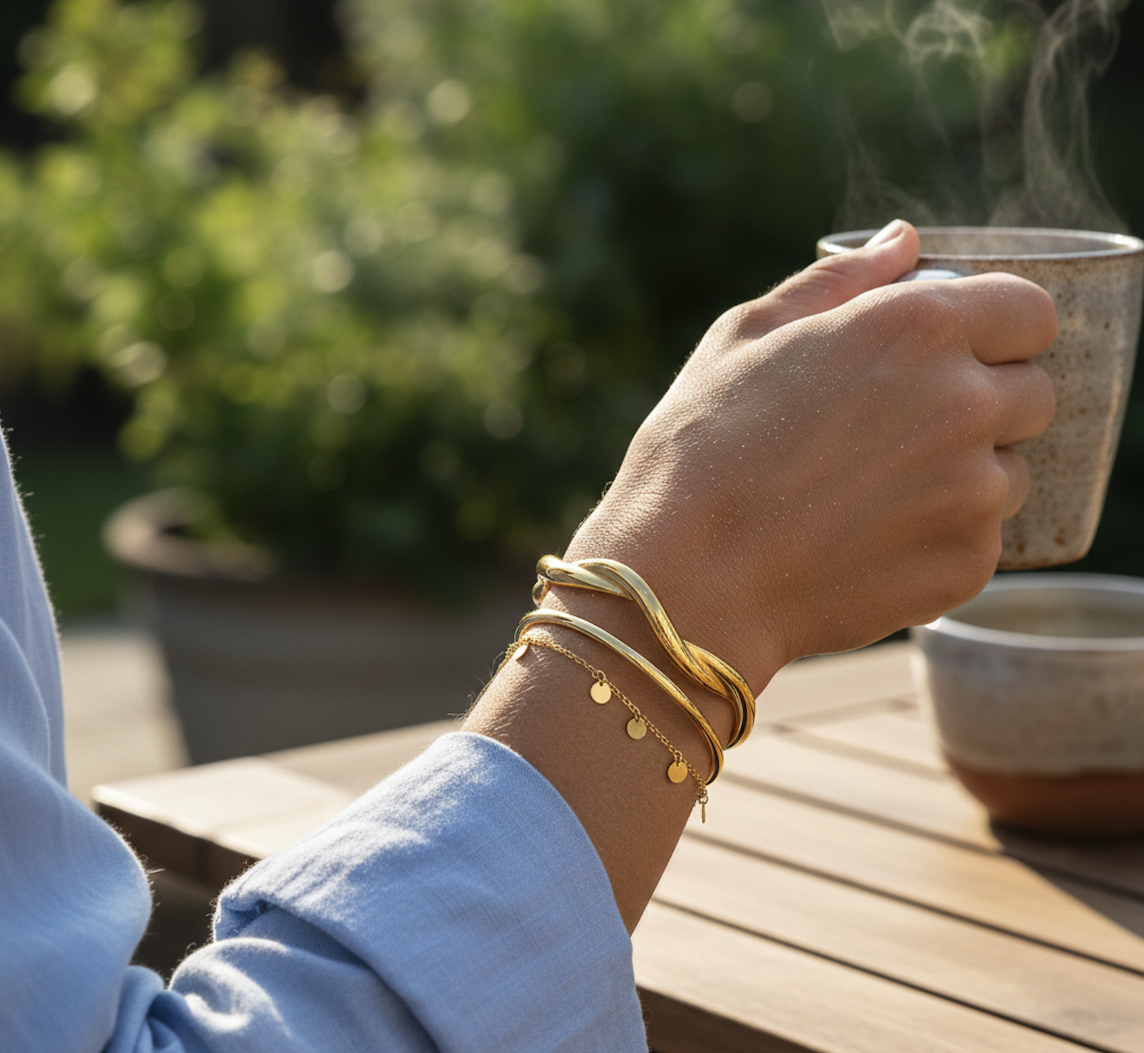 Bracelet Jonc Ondulé – Image 3