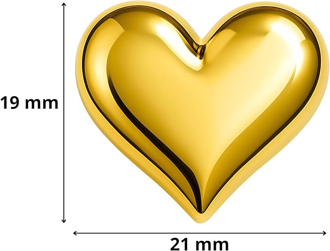 Pins coeur doré – Image 2